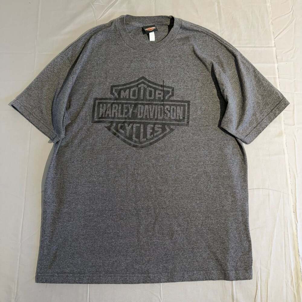 Harley-Davidson Graphic T-Shirt Size XL Las Vegas Nevada Gray Pocket